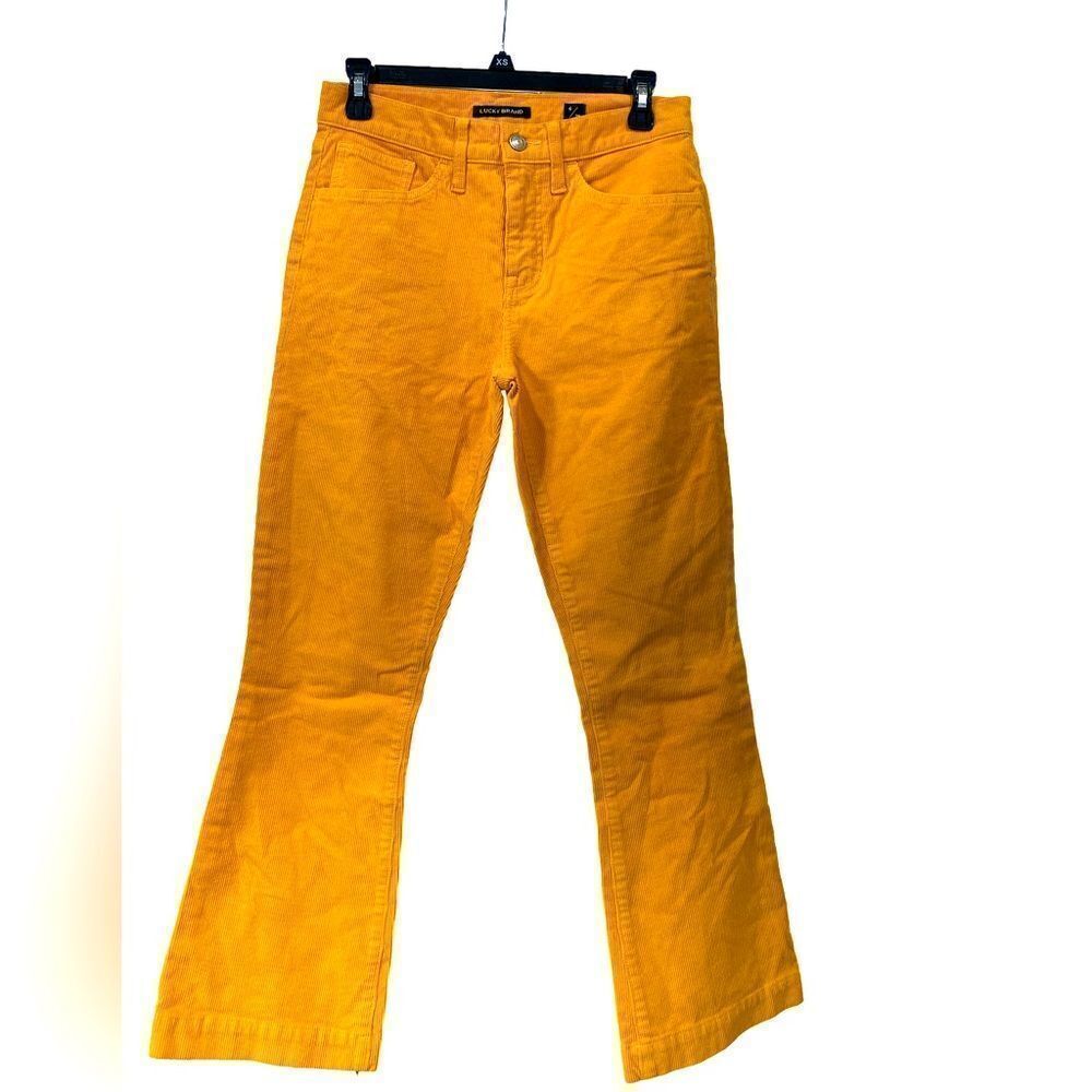 Lucky Brand Mustard Flare Jeans